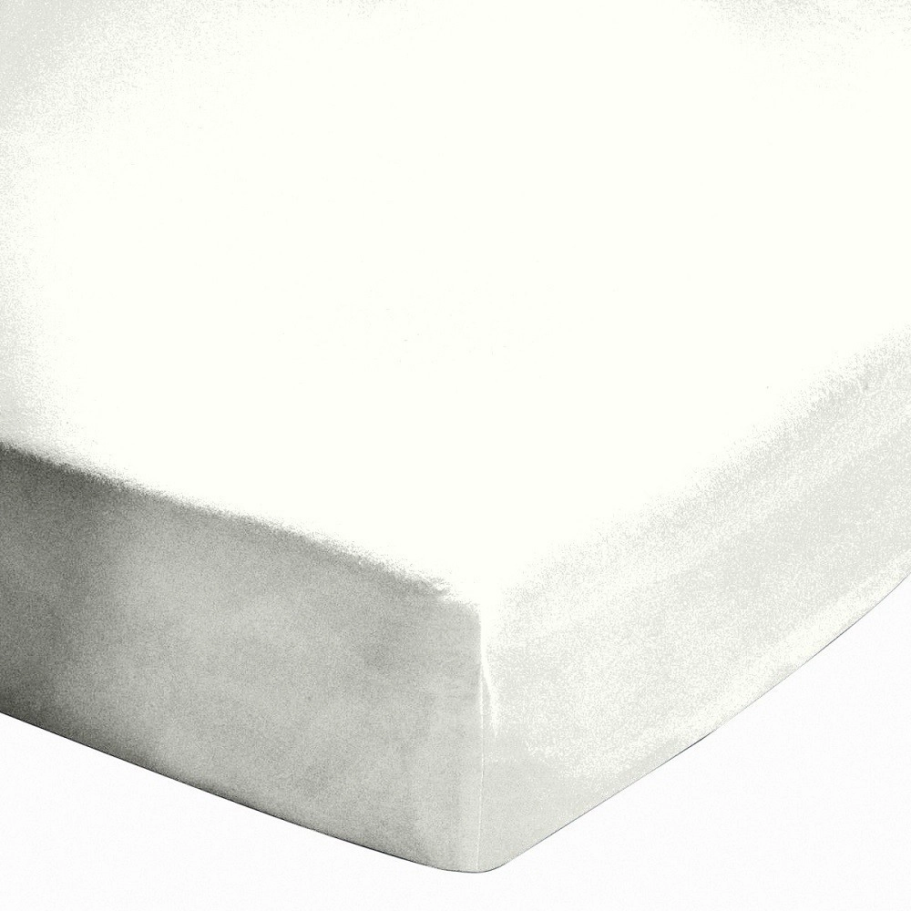 Drap housse uni 100% coton 57 fils/cm² - Fabrication française – Grand bonnet 30 cm – Doux et durable – Couleur grand teint