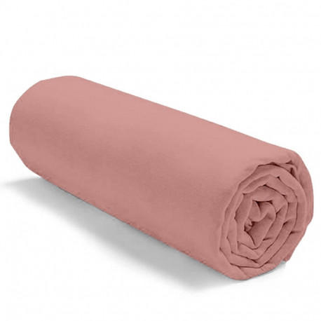 Drap housse uni 100% coton 57...