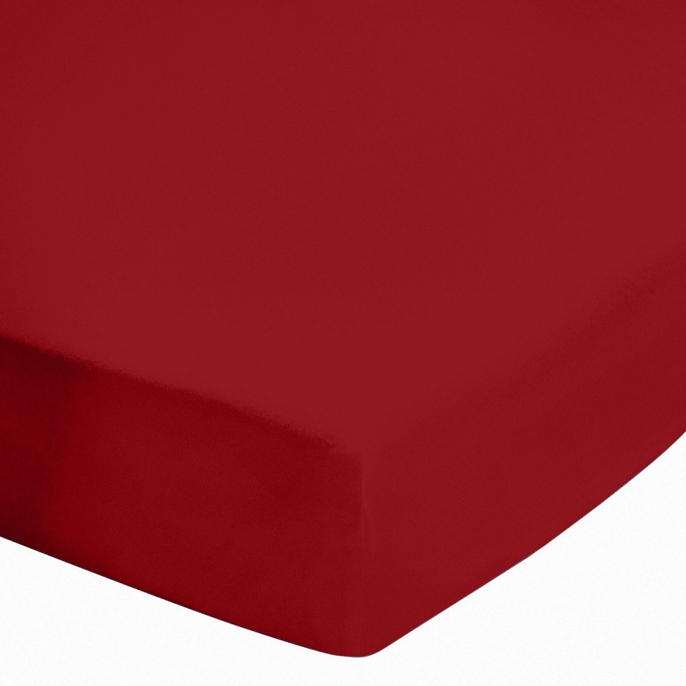 Drap housse uni 100% coton 57 fils/cm² - Fabrication française – Grand bonnet 30 cm – Doux et durable – Couleur grand teint