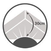Drap housse uni 100% coton 57 fils/cm² - Fabrication française – Grand bonnet 30 cm – Doux et durable – Couleur grand teint