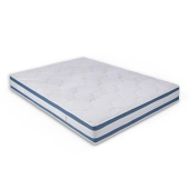 Matelas Gaïa haute résilience - Accueil souple et maintien ferme, épaisseur 24 cm, technologie multicouches, antiallergique
