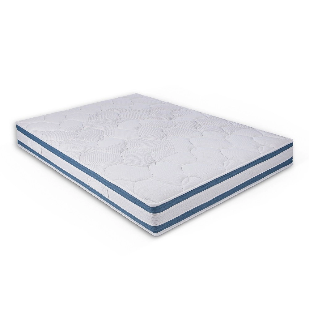 Matelas Gaïa haute résilience - Accueil souple et maintien ferme, épaisseur 24 cm, technologie multicouches, antiallergique