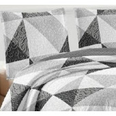 Couvre-lit Harmonie Nébuleuse 220x240cm zoom taies