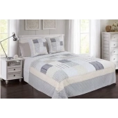 Couvre lit Rayons Douceur 005 230x250cm + 2 taies 65x65cm