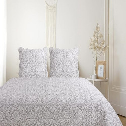 Couvre lit Délicat gris 230x250cm