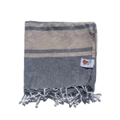 Foutas Gris Taupe 90x170cm 100% coton