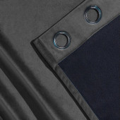Rideau GALENA Thermique Occultant 140x300 cm Anthracite