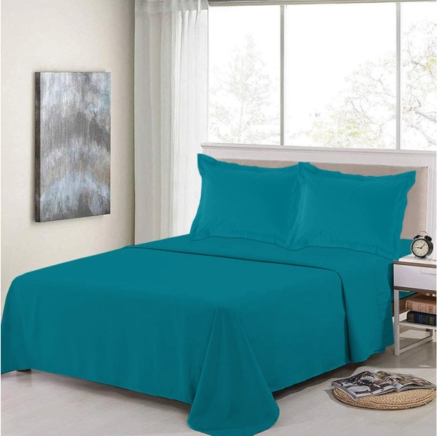 Parure de Draps 100% Percale de coton 80 fils/cm²