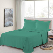 Parure de Draps 100% Percale de coton céladon