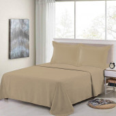 Parure de Draps 100% Percale de coton mastic