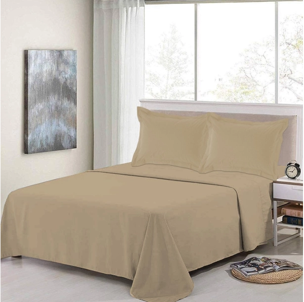 Parure de Draps 100% Percale de coton 80 fils/cm²