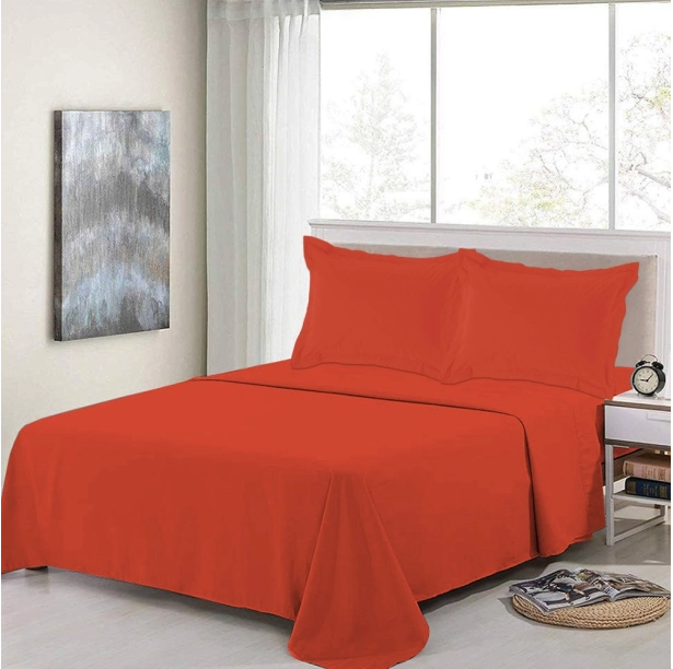 Parure de Draps 100% Percale de coton 80 fils/cm²