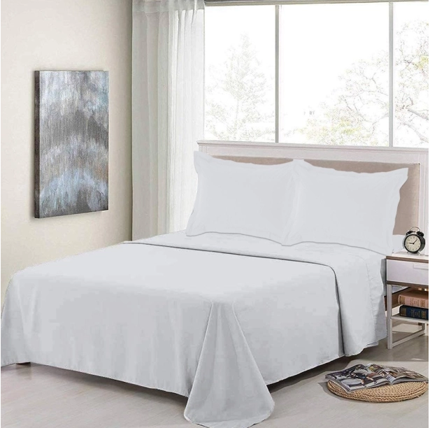 Parure de Draps 100% Percale de coton 80 fils/cm²