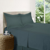 Parure de Draps Percale de coton anthracite