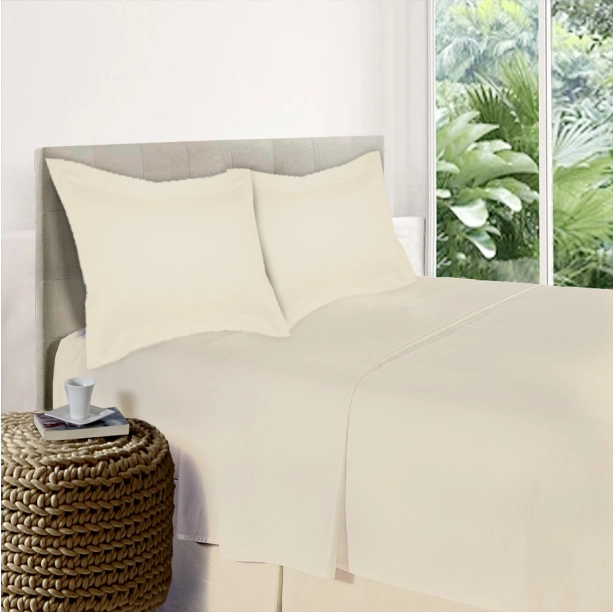 Parure de Draps 100% Percale de coton 80 fils/cm²