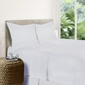 Parure de Draps Percale de coton blanc