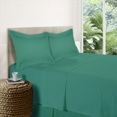 Parure de Draps Percale de coton céladon