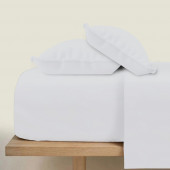 parure de draps nuit des vosges 2 places blanc