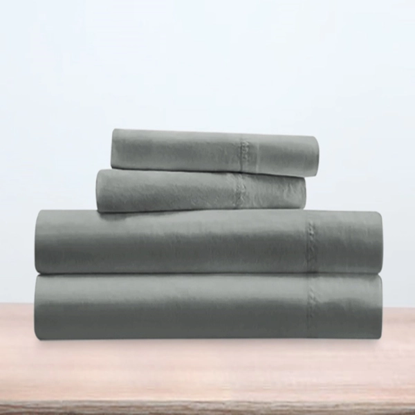 parure de draps nuit des vosges 4pièces gris