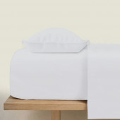 parure de draps nuit des vosges 1 places blanc