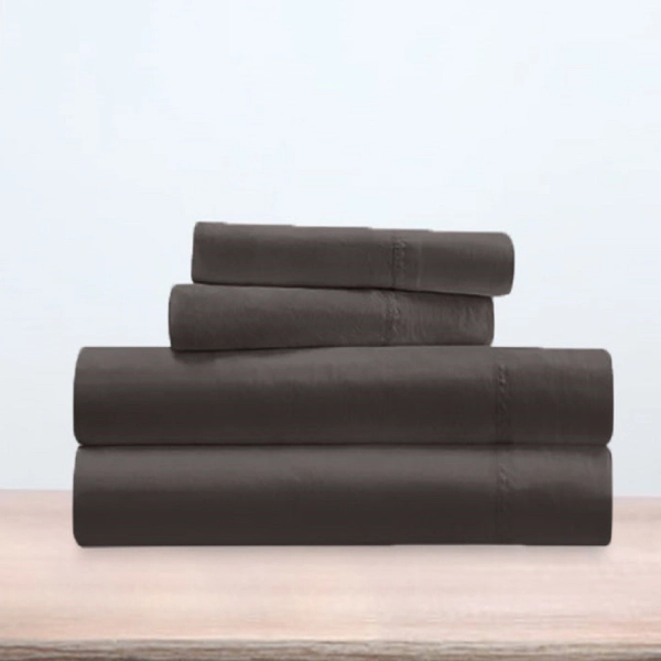 parure de draps nuit des vosges 4pièces anthracite