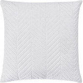 Couvre lit M23-6012 géométrique uni blanc 180x240 cm - taie