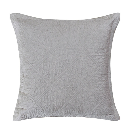 Couvre-lit ÉDEN en coton - 230 x 180 cm - Terracotta | Blanc d'Ivoire