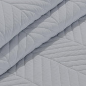 Couvre lit M23-6012 géométrique uni gris