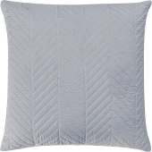 Couvre lit gris 240x260 cm avec broderies géométriques + 2 taies 65x65 cm - Boutis grande dimension, microfibre douce
