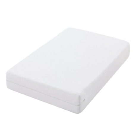 Housse de matelas intégrale coloris blanc 160x200