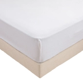 Protège matelas molleton coton 200 g - Forme drap housse, bonnet 30 cm, 100 % fibres naturelles, bonne tenue