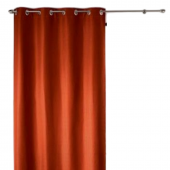 Rideau GALENA Isolant thermique à  Œillets 140x260 fond blanc