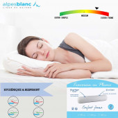 indice de fermeté traversin en plume 180 cm
