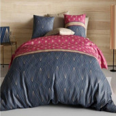 Housse de couette Lily 240x260cm + 2 taies pur coton