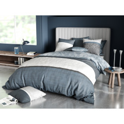 Housse de couette BREHAT 260x240cm 100% Coton 57 fils/cm²