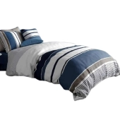 Housse de couette BELIZE 240x260 cm 100% Coton 57 fils m²