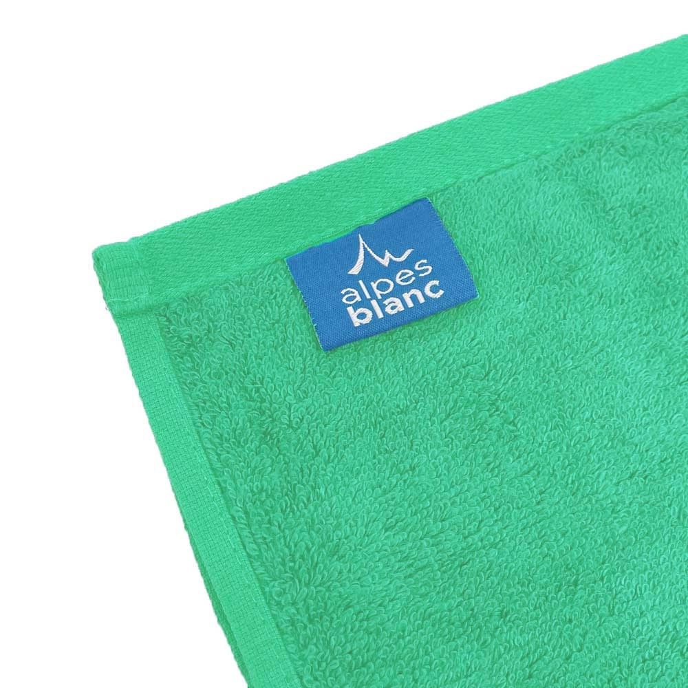 Lot de 2 serviettes de bain 50x100 cm - Serviettes de toilette éponge 600 g/m² 100 % coton, absorbantes, douces et durables