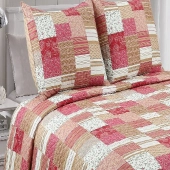 Couvre lit Morzine 230x250 cm + 2 taies 65x65 cm