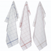 3 torchons accroché Pro classique coton et Lin 70x70