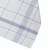 Lot de 6 torchons professionnels Classique en coton et lin 70x70 cm - Absorption et résistance pour usage intensif exigent