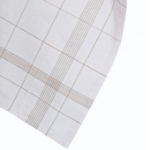 1 torchon Pro classique gris coton et Lin 70x70