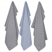 3 torchons accroché Pro Yoko coton 70x70