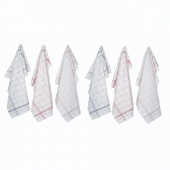 6 torchons accroché Pro classique coton et Lin 70x70