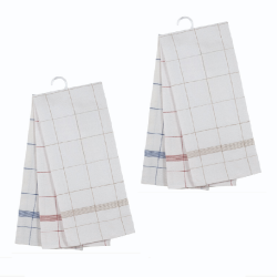 6 torchons Pro classique coton et Lin 70x70