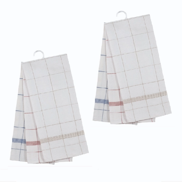 6 torchons Pro classique coton et Lin 70x70