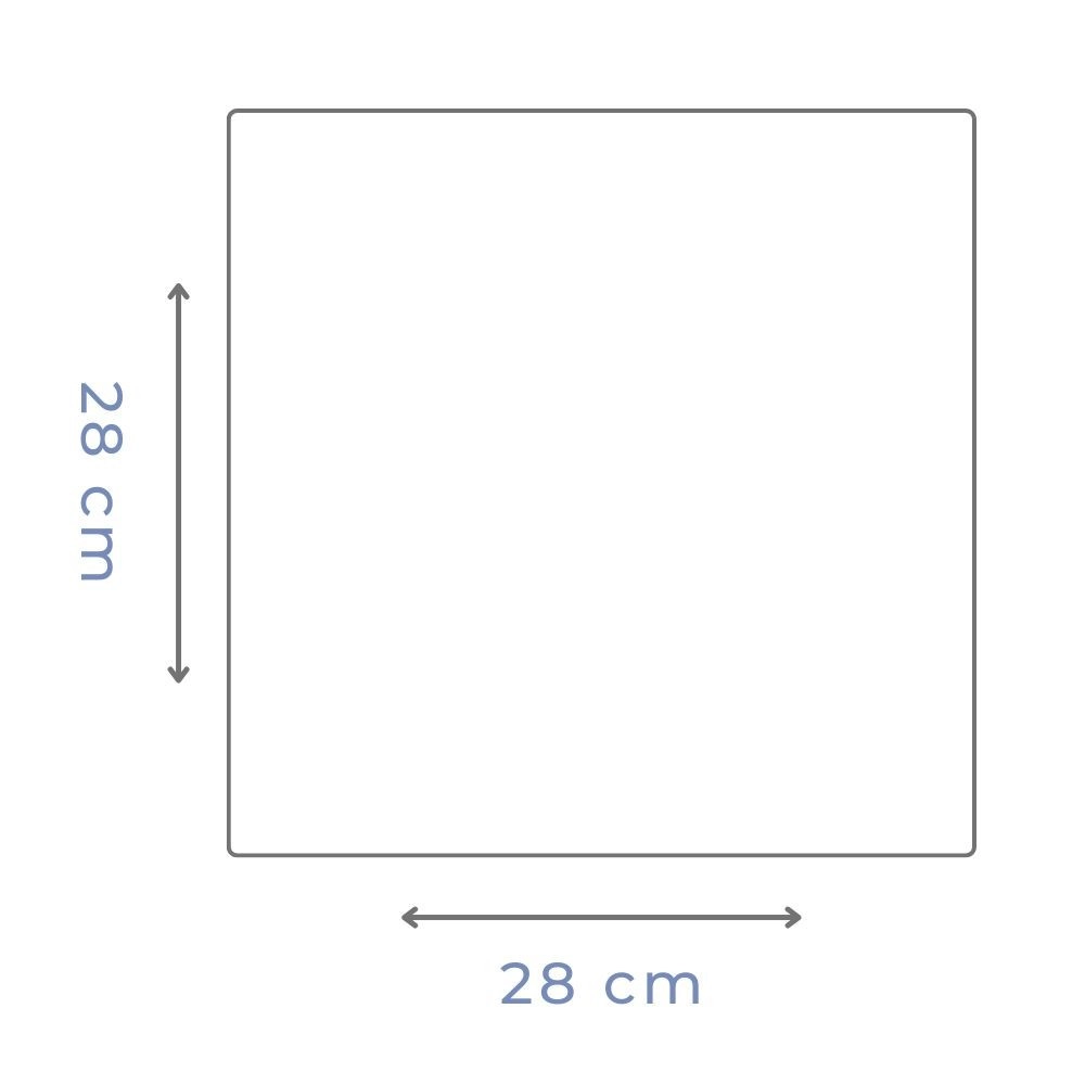 Lot de 6 mouchoirs femme 100 % coton 28x28 cm - Doux, absorbants, pratiques et colorés bleu, rose et beige