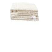 Lot de 6 gants de toilette 100 % coton 550 g/m² - Douceur, absorption et praticité, 20x15 cm, idéales pour un usage quotidien
