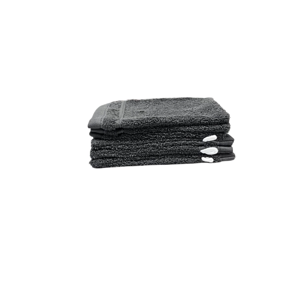 Lot de 6 gants de toilette 100 % coton 550 g/m² - Douceur, absorption et praticité, 20x15 cm, idéales pour un usage quotidien