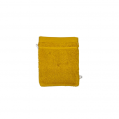 Gant de toilette jaune 20x15cm