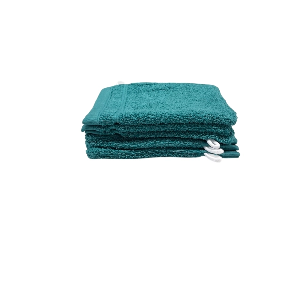 Lot de 6 gants de toilette 100 % coton 550 g/m² - Douceur, absorption et praticité, 20x15 cm, idéales pour un usage quotidien